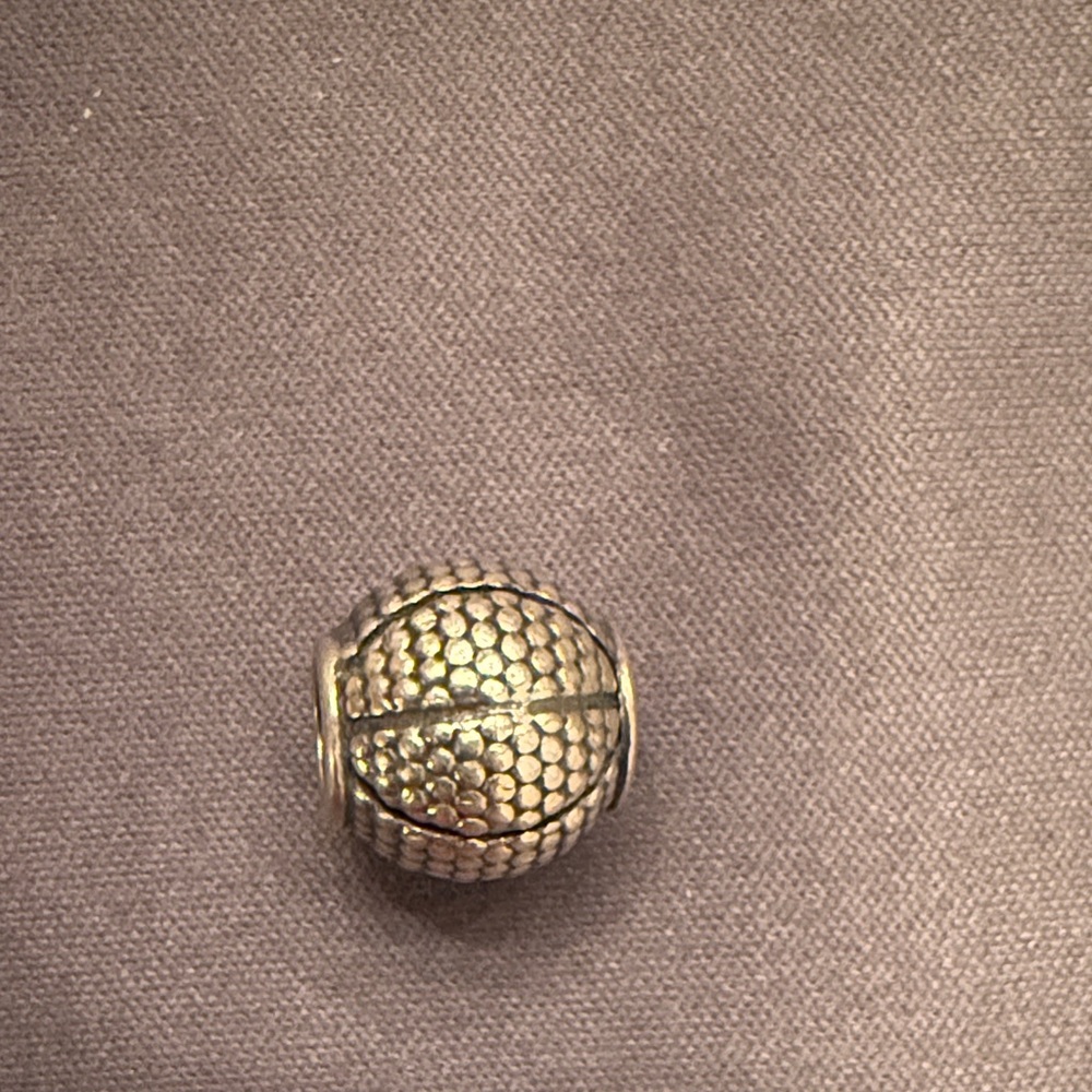 Pandora Silver Basketball Charm